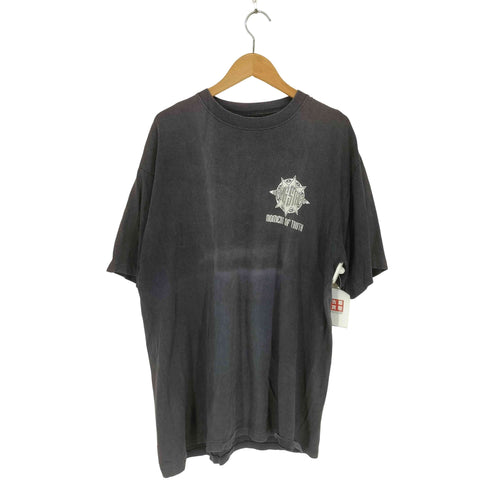 T-AMERICA  90s- USA製 袖裾シングル 両面プリントクルーネックTシャツ メンズ  XL